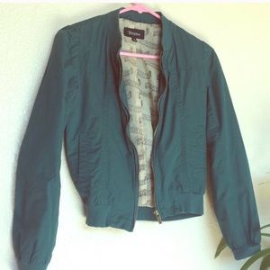 Brixton green bomber jacket - XS/S